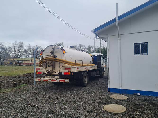 Limpieza cámaras de agua